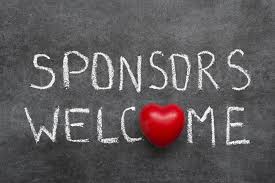 Sponsors welcome written on chalk board