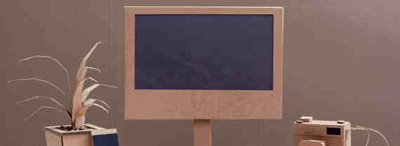 Image of cardboard technology prototypes
